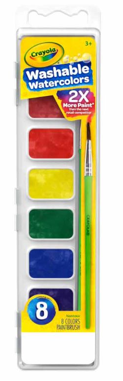 Crayola Washable Watercolor Paints 8 Colors