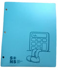 Cartapacios Plasticos Azul
