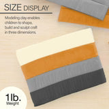 1lb 4NATURAL Color Modeling Clay