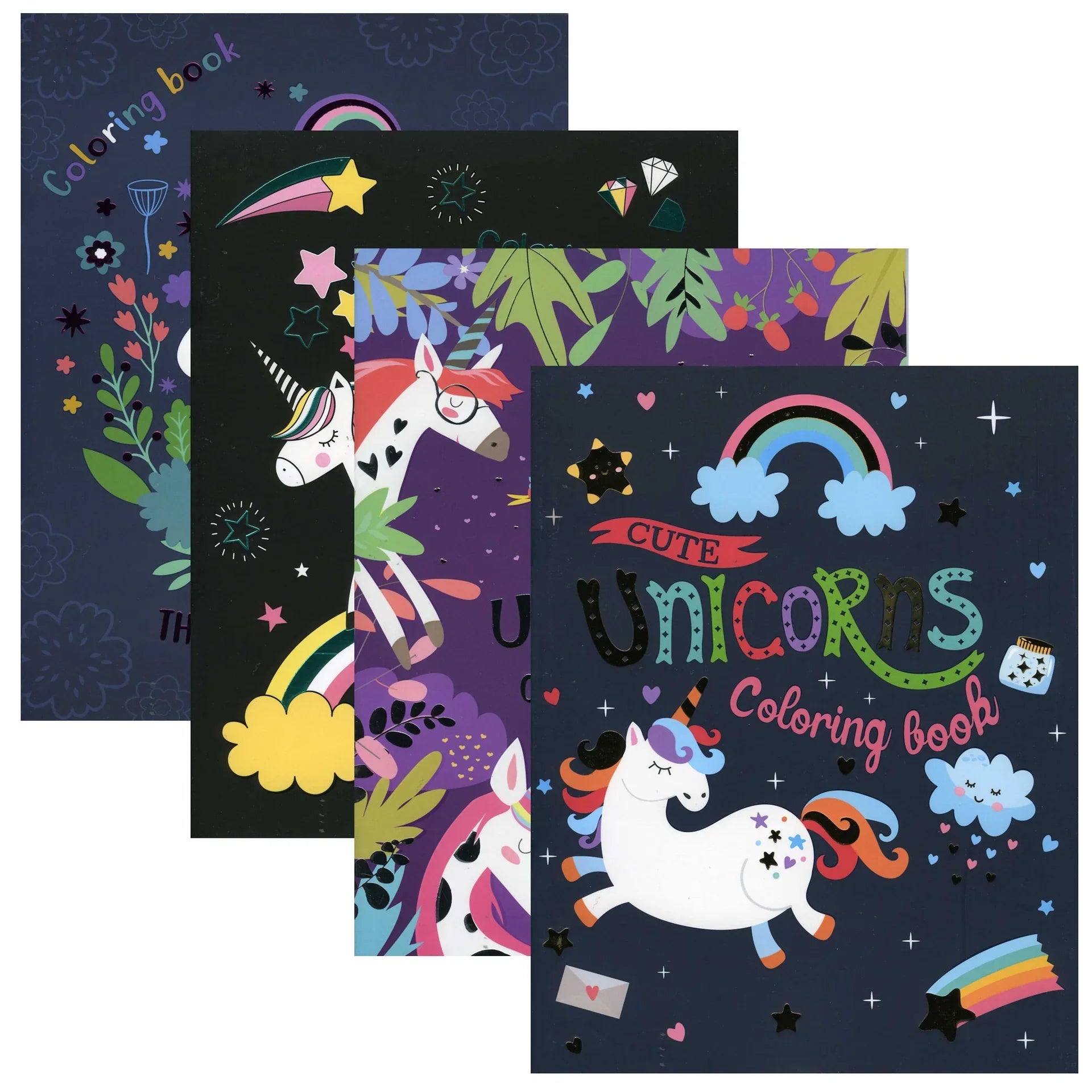 UNICORNS COLORING BOOK