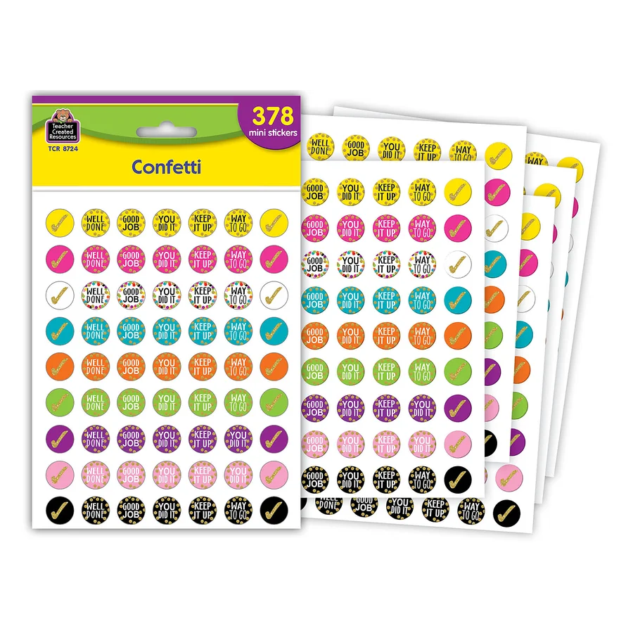 Confetti Mini Stickers | 378PK