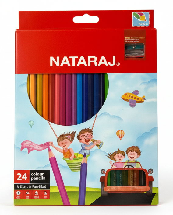 Nataraj Lápices de Colores | 24 pcs.