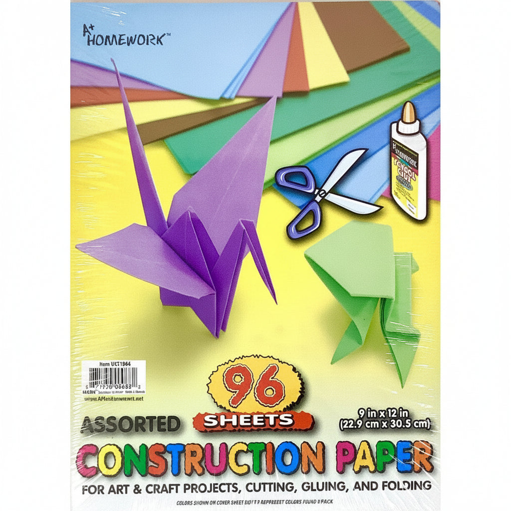 Construction Paper Pack 9" X 12"