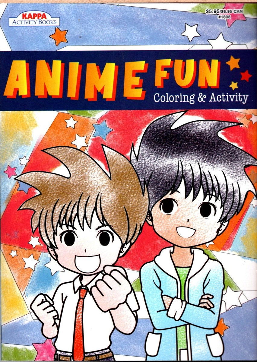 Kappa Anime Fun Coloring & Activity Book